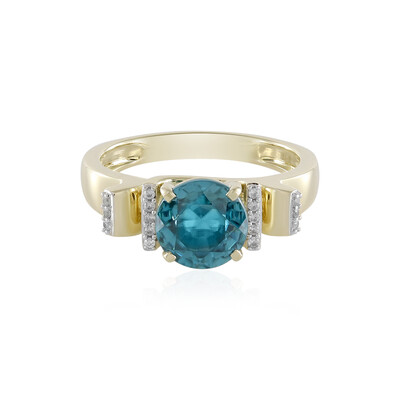 Anello in oro con Zircone Ratanakiri AAA (de Melo)