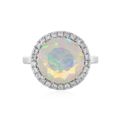 Anello in argento con Opale di Welo