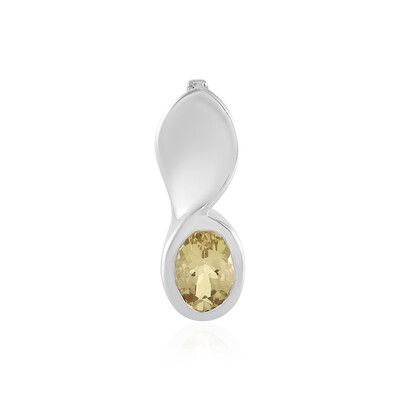 Ciondolo in argento con Berillo Giallo