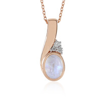 Collana in argento con Pietra di Luna Blu (KM by Juwelo)
