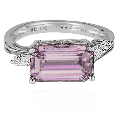 Anello in oro con Diasporo Rosa (AMAYANI)