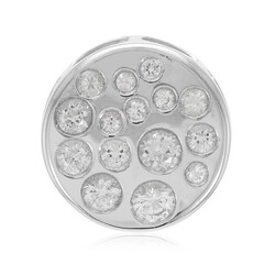 Ciondolo in argento con Zaffiro Bianco