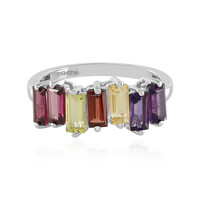 Anello in argento con Quarzo Limone