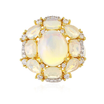 Anello in argento con Opale di Welo