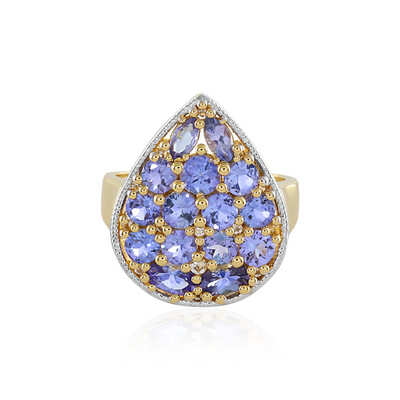 Anello in argento con Tanzanite
