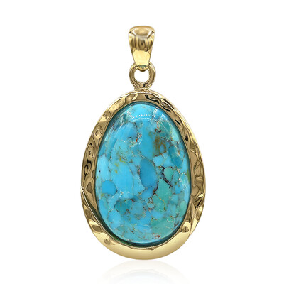 Ciondolo in argento con Turchese Kingman Mohave Blu (Art of Nature)