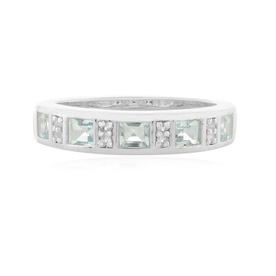 Anello in argento con Acquamarina