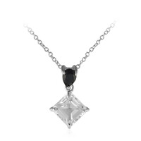 Collana in argento con Topazio Bianco