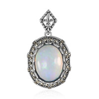 Ciondolo in argento con Opale di Welo (Annette classic)