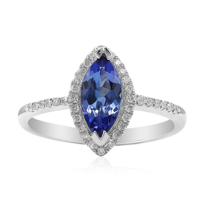 Anello in oro con Tanzanite AAA (CIRARI)