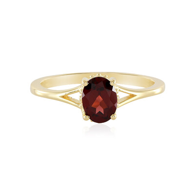 Anello in argento con Granato Mozambico