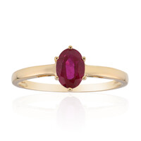 Anello in oro con Rubino del Madagascar