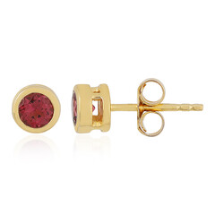 Orecchini in argento con Tormalina Rosa