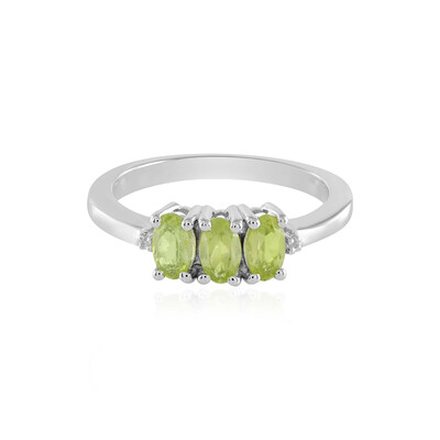 Anello in argento con Peridoto