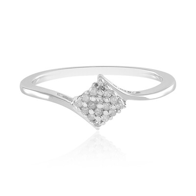 Anello in argento con Diamante I2 (I)
