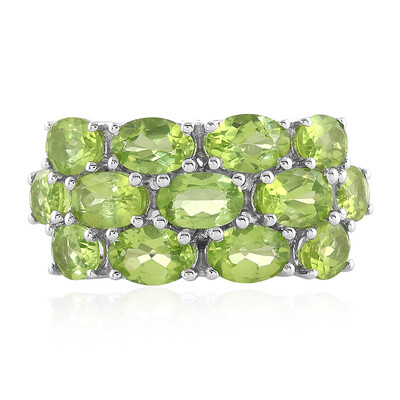 Anello in argento con Peridoto