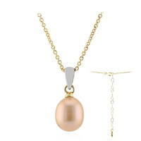 Collana in argento con Perla d'Acqua Dolce Pesca