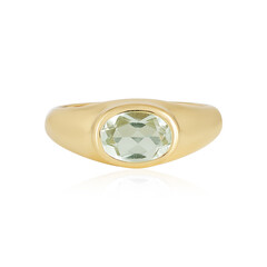 Anello in argento con Ametista Verde