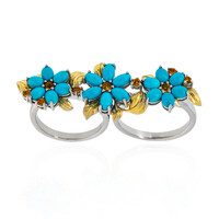 Anello in argento con Turchese Sleeping Beauty (Dallas Prince Designs)