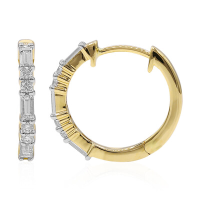 Orecchini in oro con Diamante IF (D) (Annette)