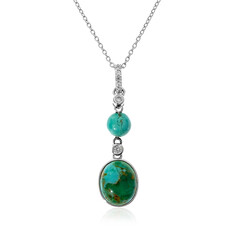 Collana in argento con Turchese Kingman