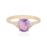 Anello in oro con Zaffiro Luc Yen (non riscaldato) (AMAYANI)