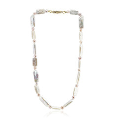 Collana in argento con Perla Keshi (TPC)