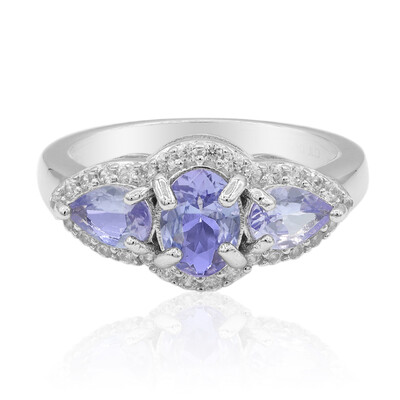 Anello in argento con Tanzanite
