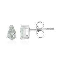 Orecchini in argento con Topazio Bianco