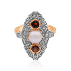 Anello in argento con Perla di Acqua Dolce