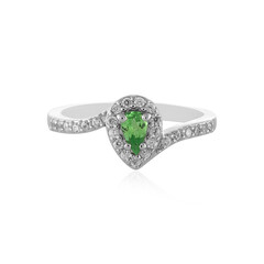 Anello in argento con Tsavorite