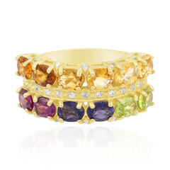 Anello in argento con Peridoto