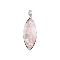 Ciondolo in argento con Agata Lace