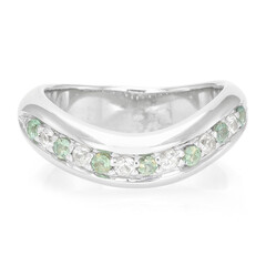 Anello in argento con Alessandrite Brasiliana