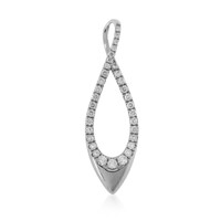 Ciondolo in platino con Diamante Flawless (F) (LUCENT DIAMONDS)