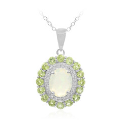Collana in argento con Opale di Welo