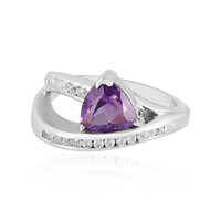 Anello in argento con Ametista Uruguay