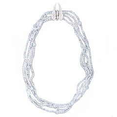 Collana in argento con Pietra di Luna Bianca (Dallas Prince Designs)
