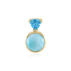 Ciondolo in argento con Larimar