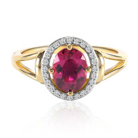 Anello in oro con Rubellite (Tenner Diniz)