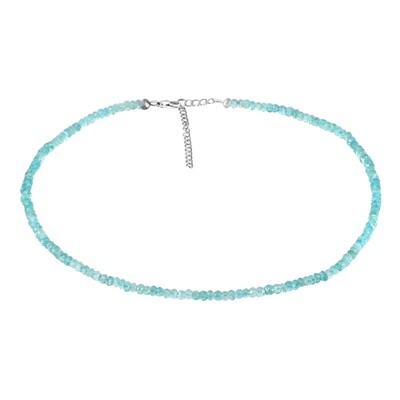 Collana in argento con Apatite Blu
