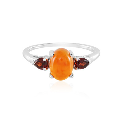Anello in argento con Corniola