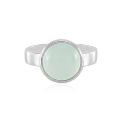Anello in argento con Calcedonio Acqua
