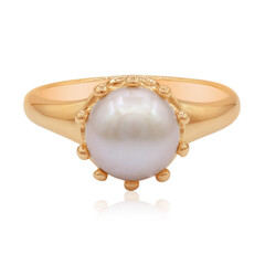 Anello in argento con Perla di Acqua Dolce (TPC)
