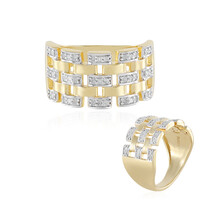 Anello in argento con Diamante I3 (J)