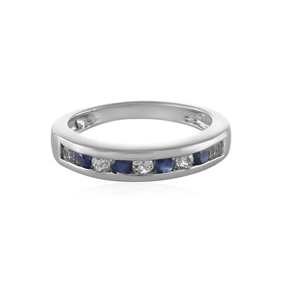 Anello in argento con Zaffiro Blu