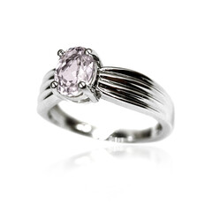 Anello in argento con Kunzite Brasiliana