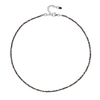 Collana in argento con Ematite Argentata