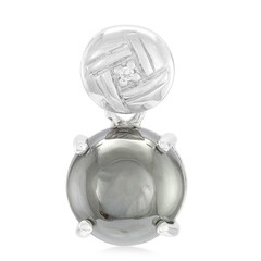 Ciondolo in argento con Ematite Nera