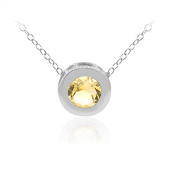Collana in argento con Citrino